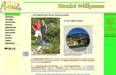 Nichtraucher Hotel Villa Floriad in Bayerisch Gmain bei Bad Reichenhall