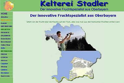 Keltere Stadler Fruchtsaftspezialist Piding Oberbayern