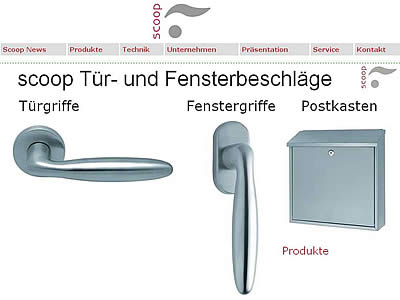 scoop T�r- und Fensterbeschl�ge